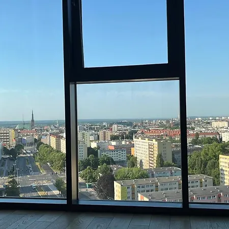 Apartament Hanza Tower - Luxurious 60m2 - 15th Floor View Szczecin