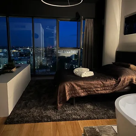 Hanza Tower - Luxurious 60m2 - 15th Floor View Apartment Szczecin