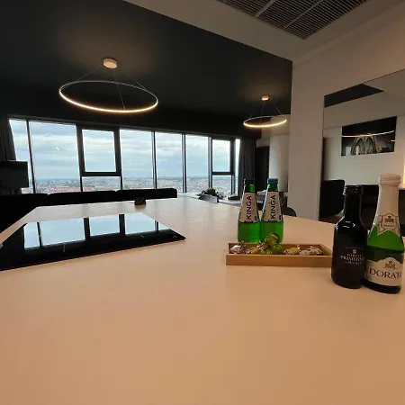 Apartman Hanza Tower - Luxurious 60m2 - 15th Floor View Szczecin