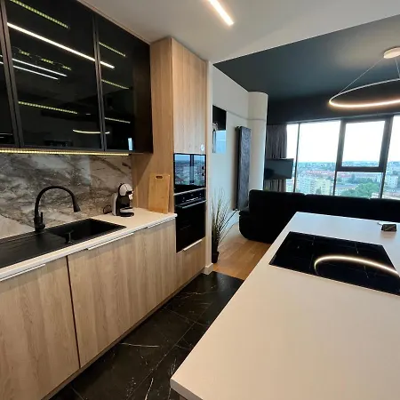 Hanza Tower - Luxurious 60m2 - 15th Floor View Apartment