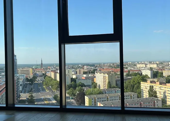 Apartment Hanza Tower - Luxurious 60m2 - 15th Floor View Szczecin