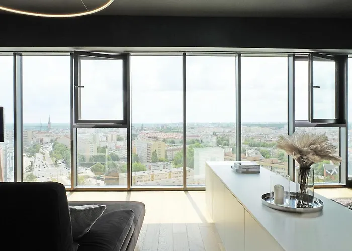 Hanza Tower - Luxurious 60m2 - 15th Floor View * Stettino