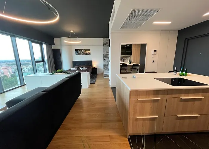 Hanza Tower - Luxurious 60m2 - 15th Floor View * Stettino